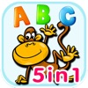 ABC animal flashcards alphabet