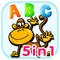 ABC animal flashcards alphabet games are the easy and fun new way to learn English, We can learn vocabulary by seeing an image to illustrate words with audio support English