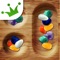 Also known as Kalah, Awele, Oware, and Bao, Mancala is an ancient African board game, where 2 players play against each other in turn-based fashion, to see who collects more marbles or seeds