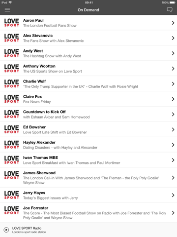LOVE SPORT Radio screenshot 3