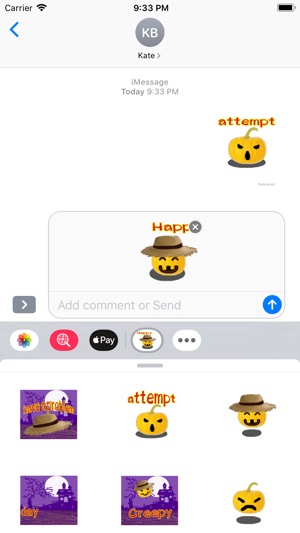 Pumpkin For Halloween Stickers(圖1)-速報App