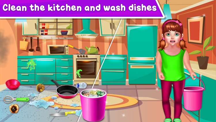 Baby Girl Home Cleaning screenshot-3