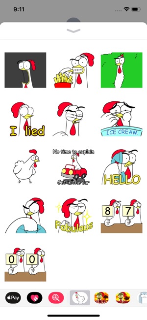 Chicken Bro 17 Sticker Pack(圖3)-速報App