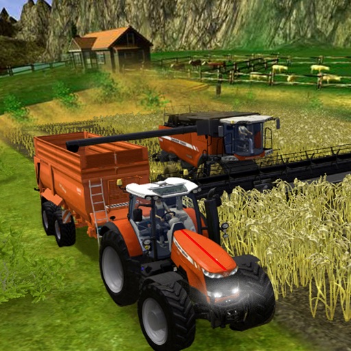 Town Tractor Farming Simulator icon