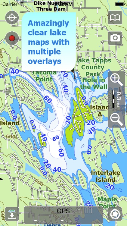 Aqua Map Washington Lakes HD
