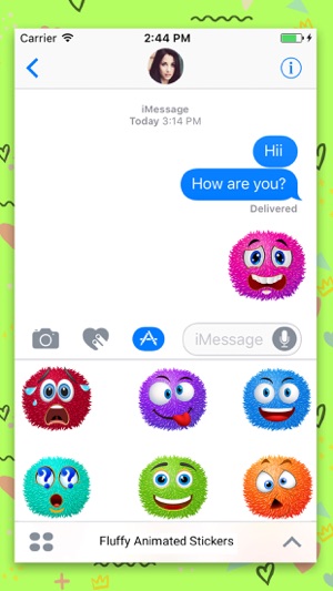 Fluffy Emoji :Animated Sticker(圖2)-速報App