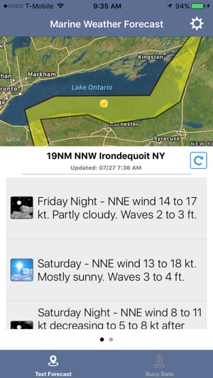 Lake Ontario Boating Weather(圖1)-速報App