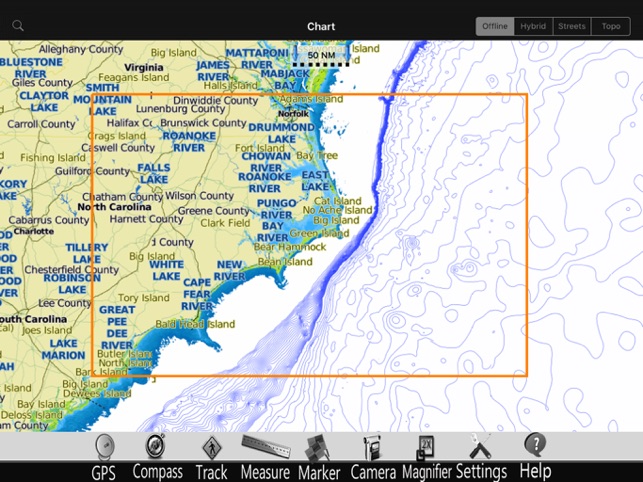 Carolina N Nautical Charts Pro(圖5)-速報App