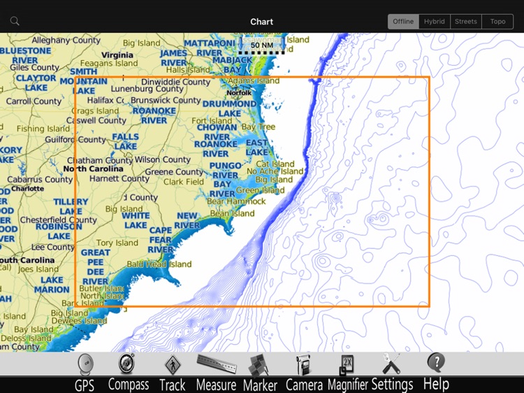 Carolina N Nautical Charts Pro screenshot-4