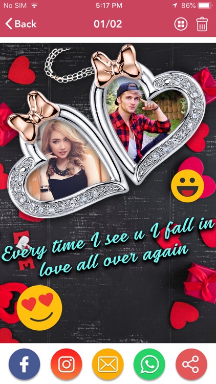 Love Locket Photo Frame Editor screenshot-4