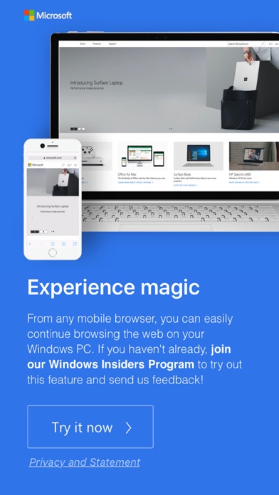 Continue on PC Screenshot