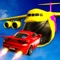 You have played many car stunts games based on the different concept but this game is a mixture of battle car racing and the army cargo