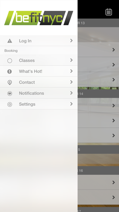 BeFitNYC screenshot 2