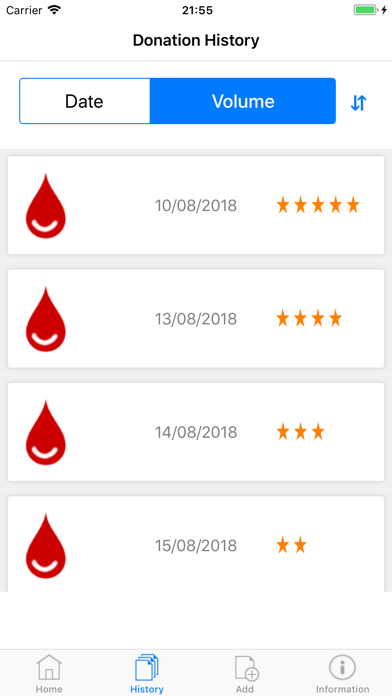 Blood Donor Diary screenshot 3