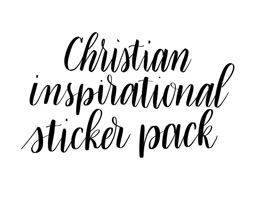With the Christian Inspirational Sticker Pack, you can send beautiful and inspirational calligraphy to all your friends from within the iMessages app