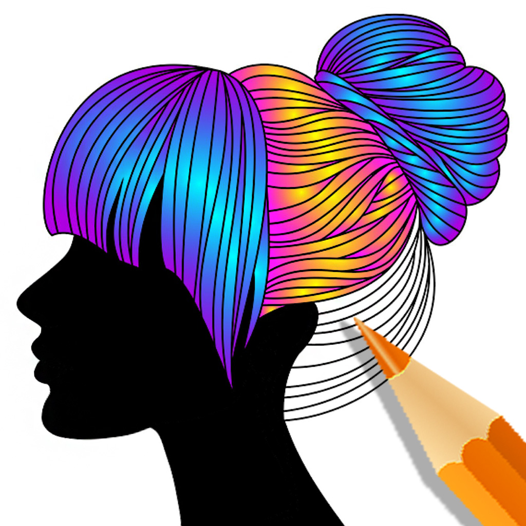 Color Therapy Coloring Number App Icon