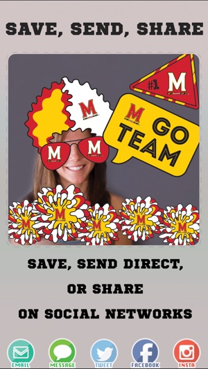 Maryland Terrapins PLUS Selfie Stickers(圖4)-速報App