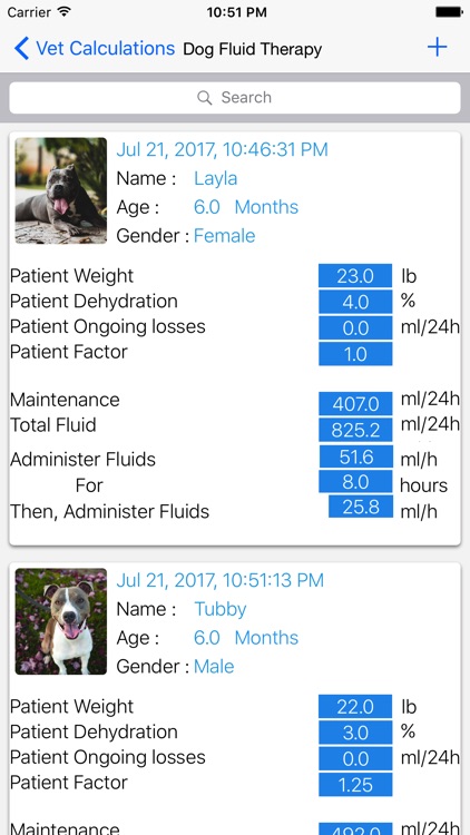Vet Calculations