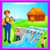 Village Farm Dam Repair: Construction Game