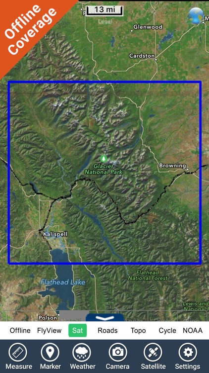 Glacier National Park - GPS Map Navigator screenshot-4