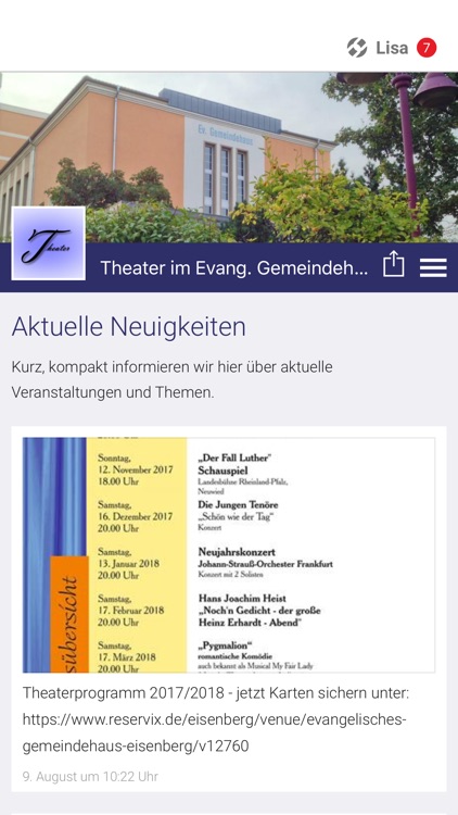 Theater im Evang. Gemeindehaus