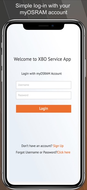 OSRAM XBO Service App