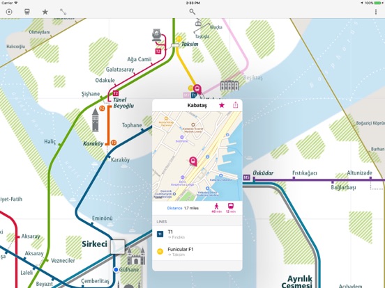 Istanbul Rail Map Lite screenshot 2