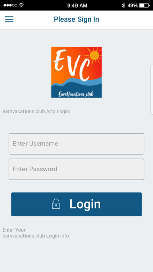 EarnVacations App and System