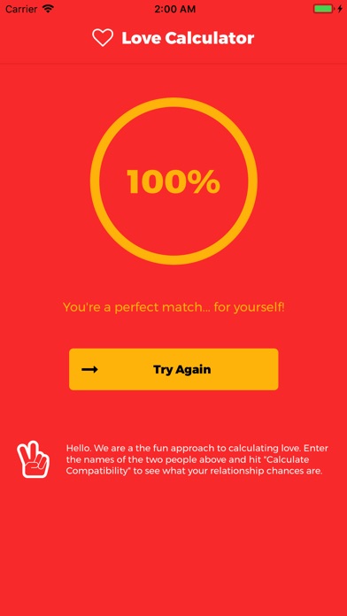 Love Calculator - Love You screenshot 2