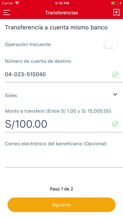Banco de la Nación-banca móvil screenshot-3
