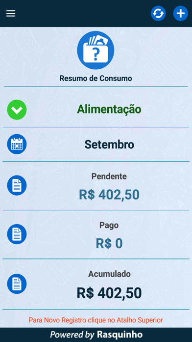 How to cancel & delete Alimentar - Meus Gastos from iphone & ipad 3