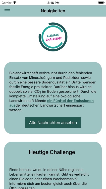 Climate Challenge App