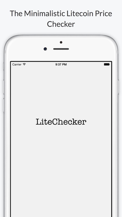 LiteChecker Litecoin Price