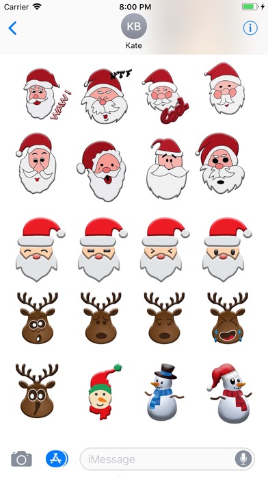 Christmas Moji & Animated Emoj screenshot 2