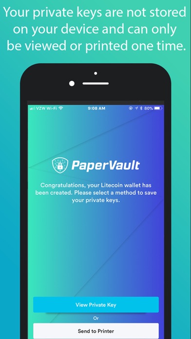 PaperVault:Crypto Cold Storage screenshot 2