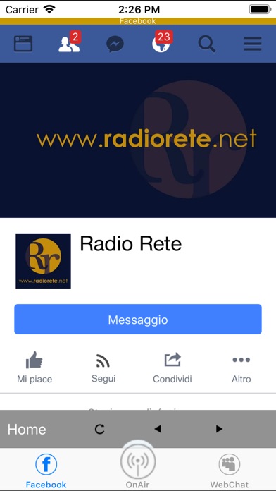 Radio Rete screenshot 2