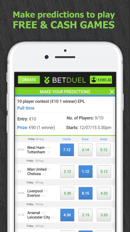 BetDuel Sports Betting Games