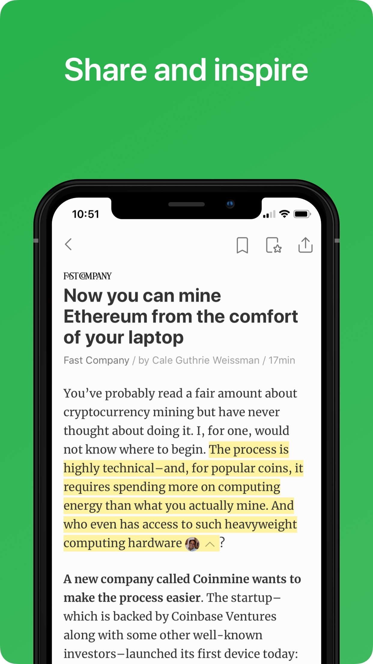 Screenshot do app Feedly - Smart News Reader