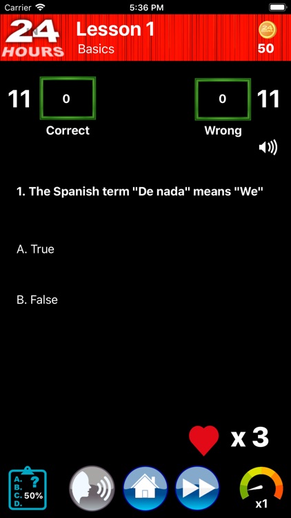 In 24 Hours Learn Spanish + screenshot-3