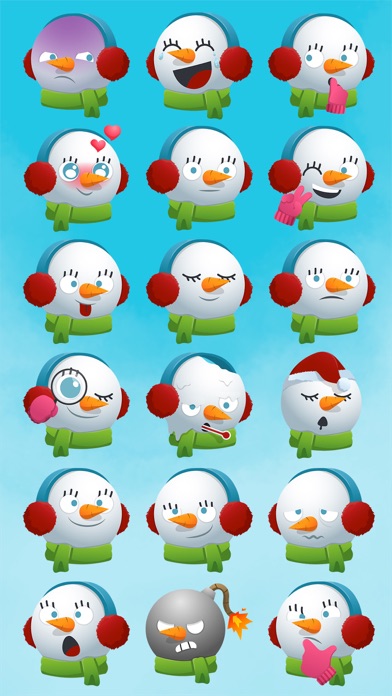 Snowmoji - Snowman Emoji screenshot 4