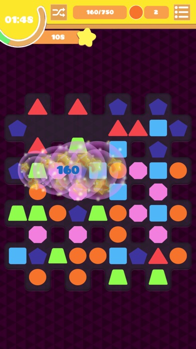 Shape Swap - Match 4 puzzle screenshot 4
