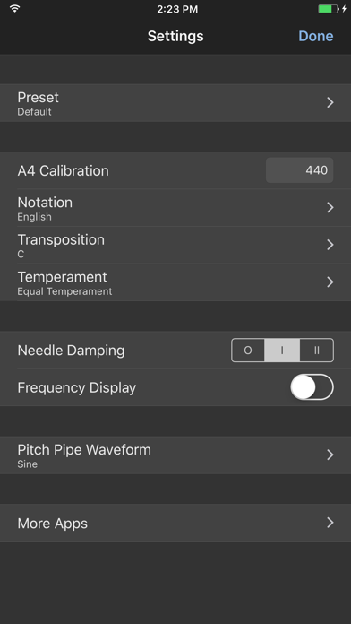 Cleartune - Chromatic Tuner Screenshot 2