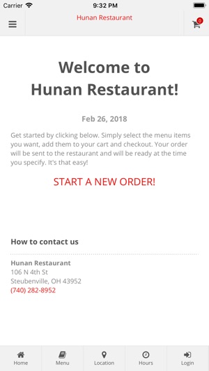 Hunan Restaurant Steubenville