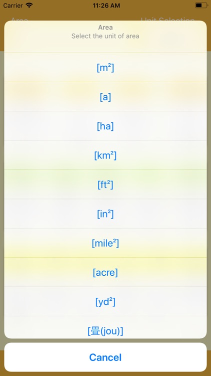 Area-Unit Converter