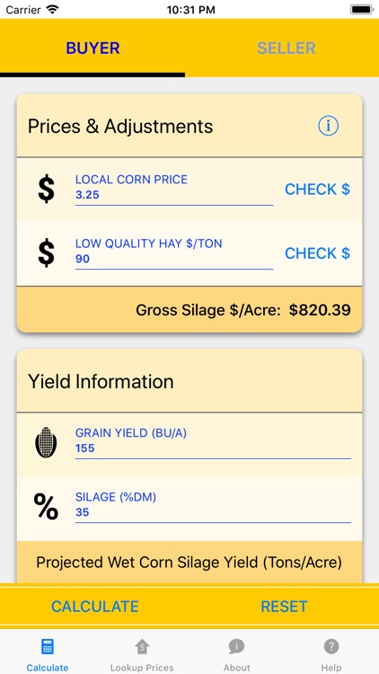 Corn Silage Pricing