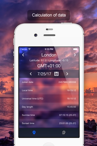 Sunrise time, sunset time screenshot 3