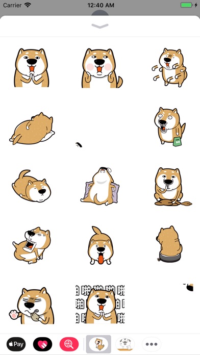 Bull Dog Animated Sticker Pack screenshot 2