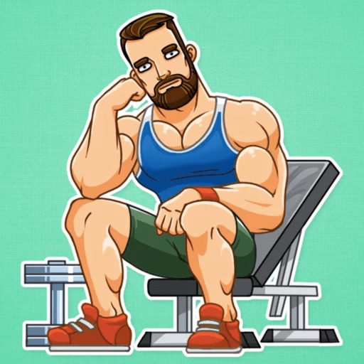 Gym Guy Stickers