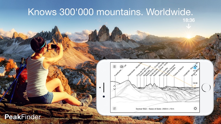 PeakFinder Earth