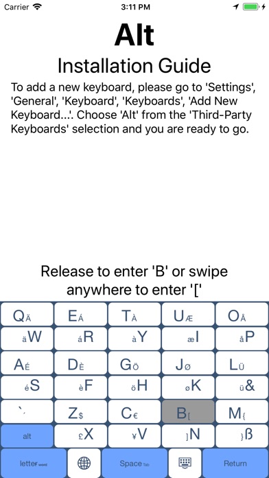 Alt - Keyboard Extension screenshot 4